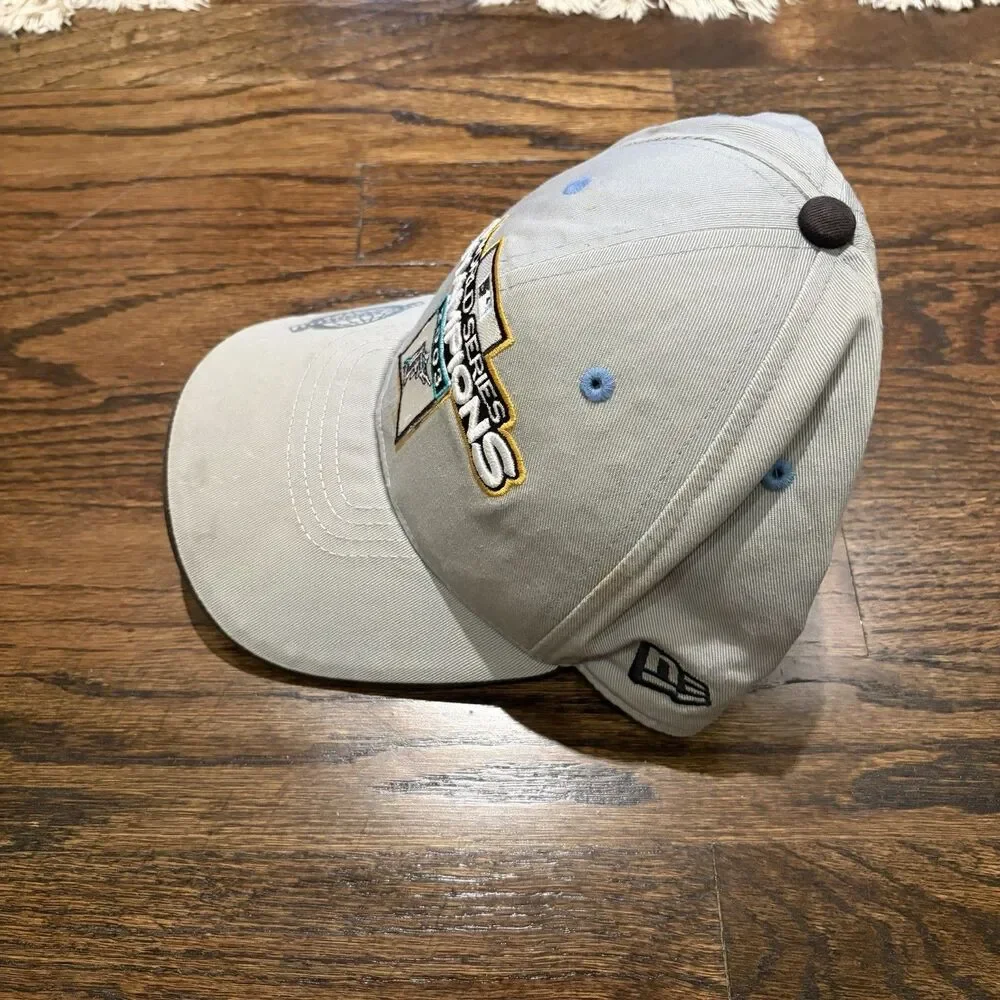 New Era Florida Marlins 2003 World Series Champions Adjustable Gray Hat Cap MLB